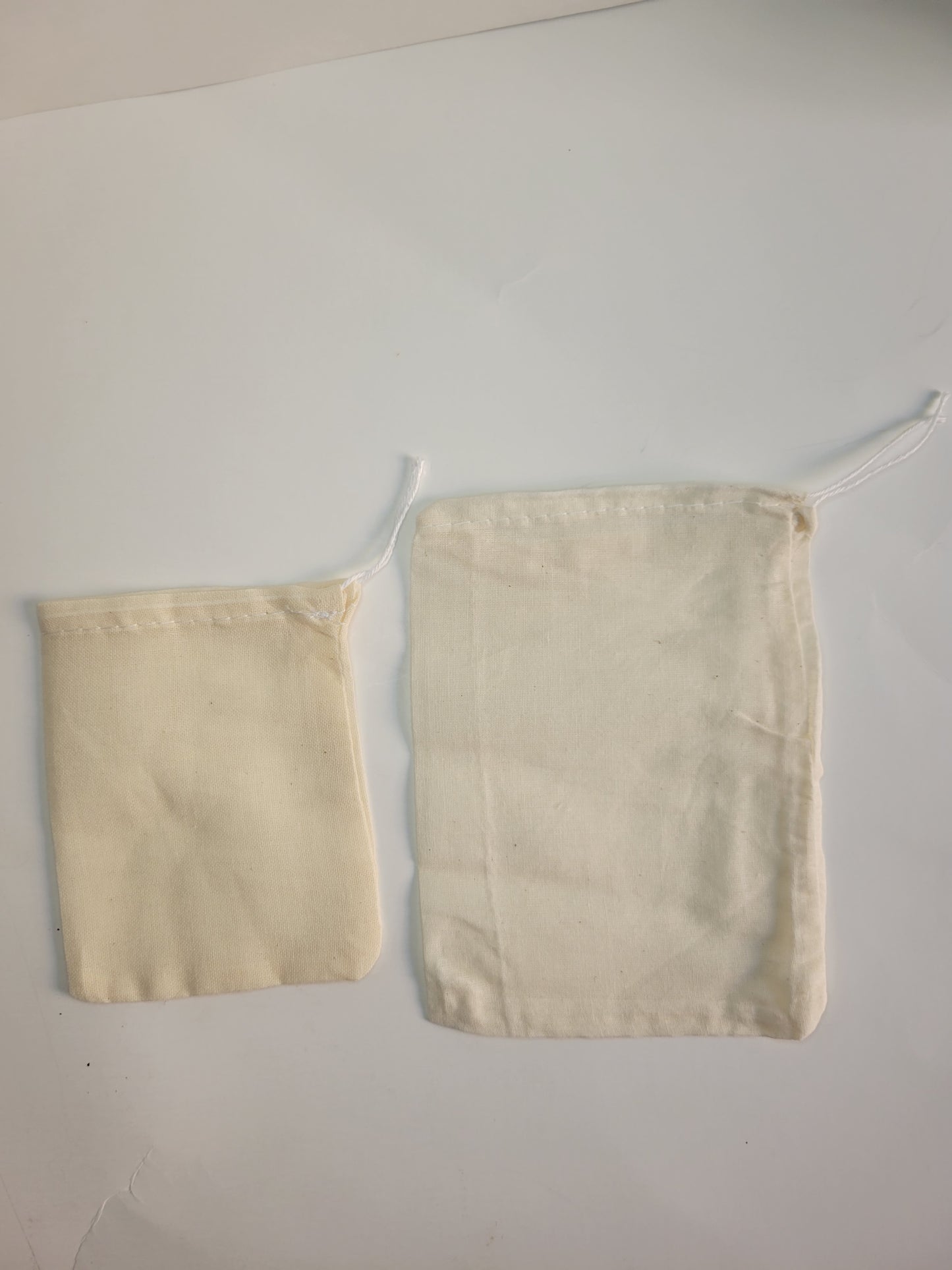 Reusable Cotton Muslin Tea Bags (set of 2)