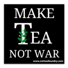 Vinyl Sticker - Make Tea Not War