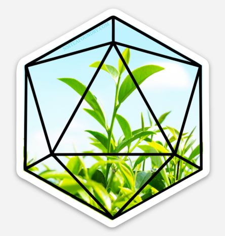 Vinyl Sticker - Tea Leaf D20